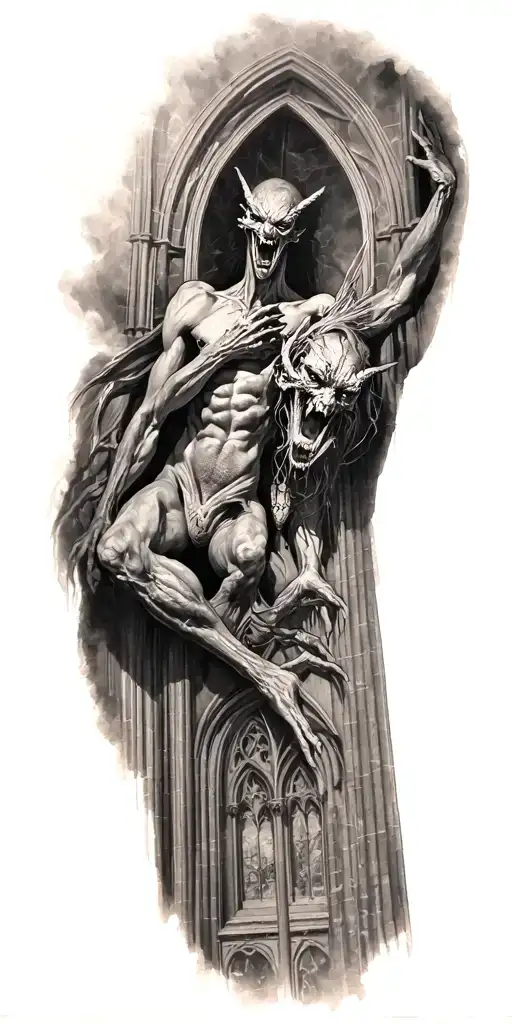 Demons Trapped In A Cathedral Realism