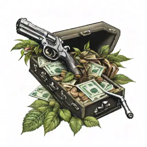 Coffin Gun Money Tree Growing