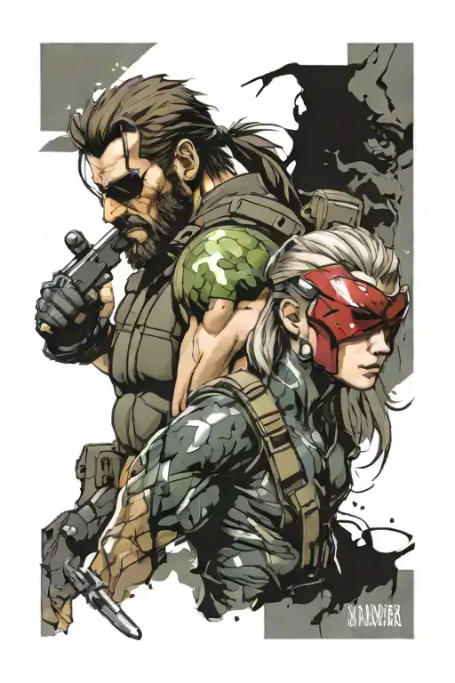 Metal Gear Solid Venom Snake And Quiet