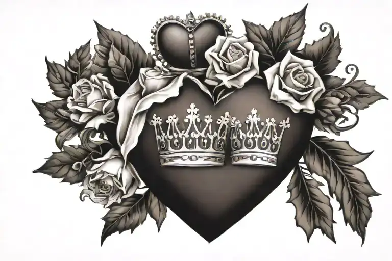 Heart And Crown Made