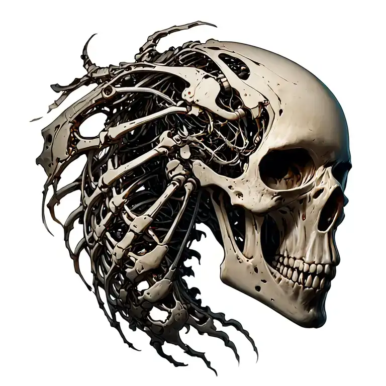 Biomech Cyborg Spine