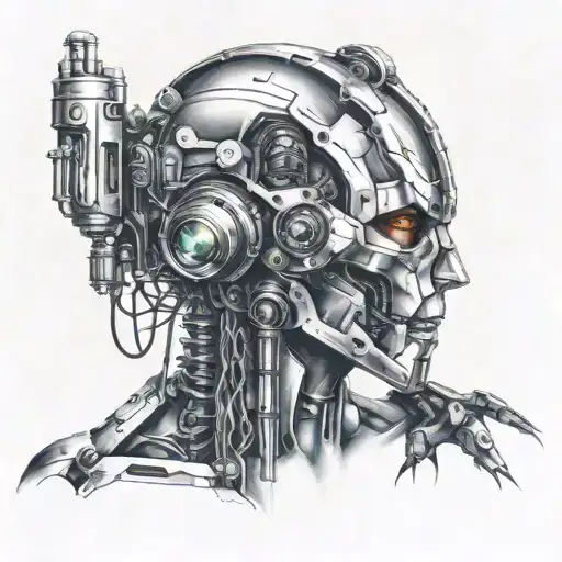 Human Robot Cyber Punk