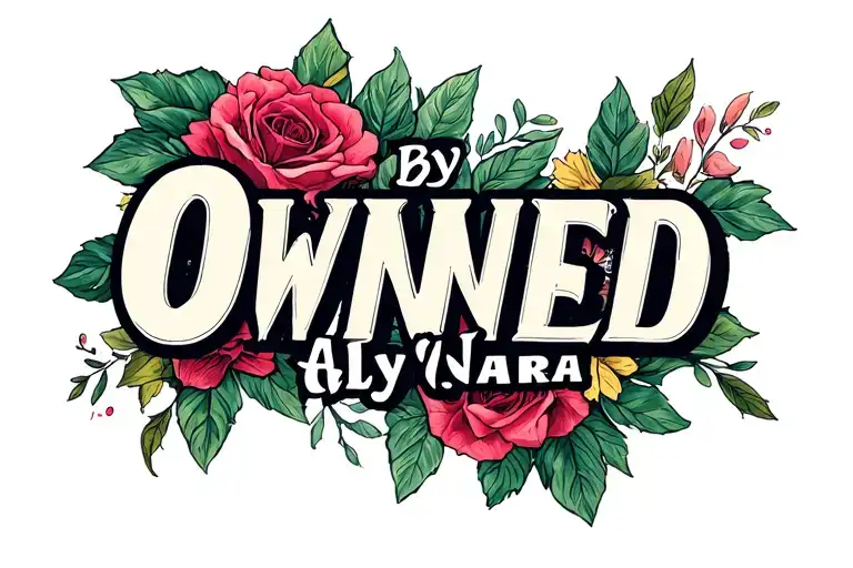 Text Saying Owned By Ally And Vara