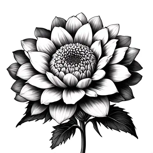 Dahlia Flower Blooming
