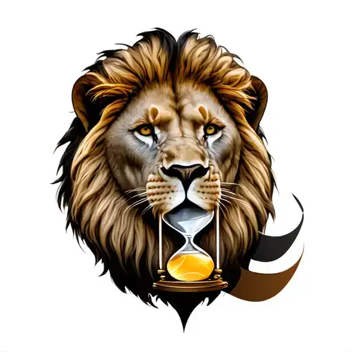 Lions Head And Hourglass Combined