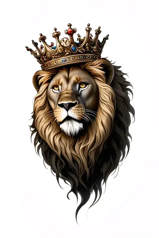 Lion With A Crown
