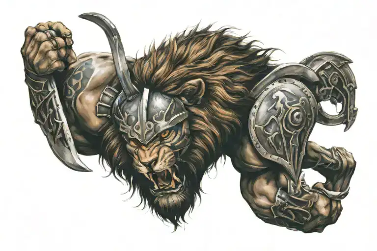 Lion Gladiator