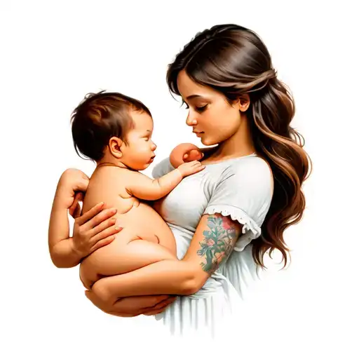 Mother Breastfeeding Her Baby