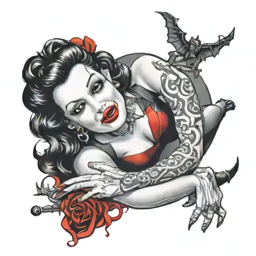 Vampire Pinup Girl