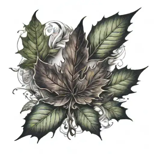 Canadian Themed Tattoo Full Sleeve