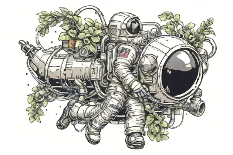 Spaceman Oxygen Tank Plant