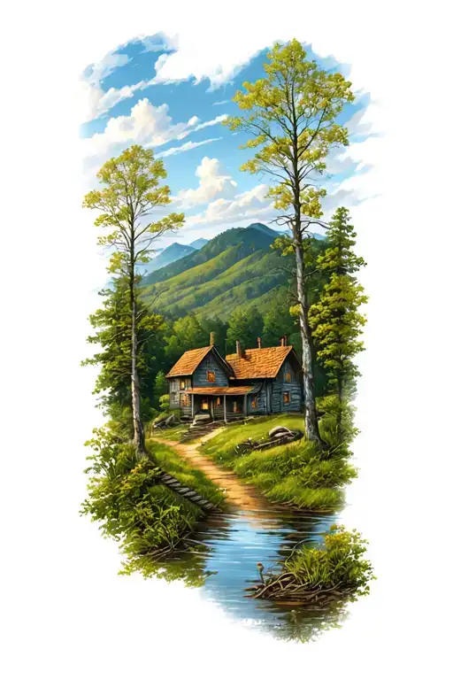 West Virginia Country Scene