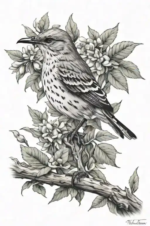 Mockingbird Perched
