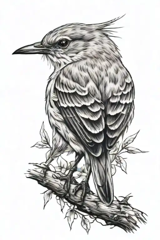 Mockingbird Perched