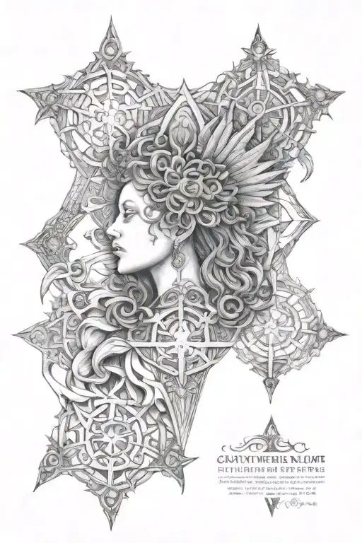 Gustave Dore And Jean Delville Style