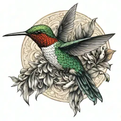 Quilt Shaped Like Hummingbird