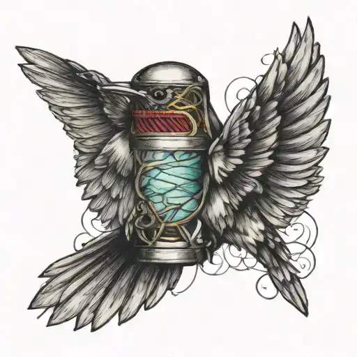 Sewing And Hummingbird