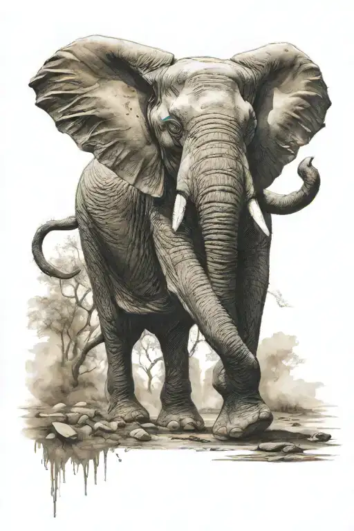 Elephant Walking