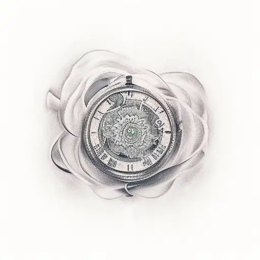 A Tattoo Representing The Connection Between Love And Life