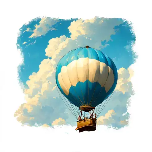 Vintage Hot Air Balloon Only One