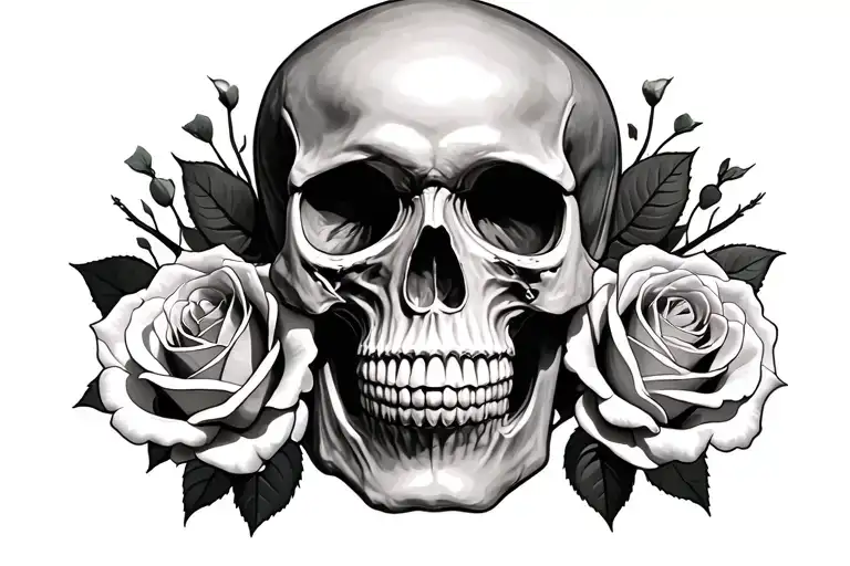 Skull Roses