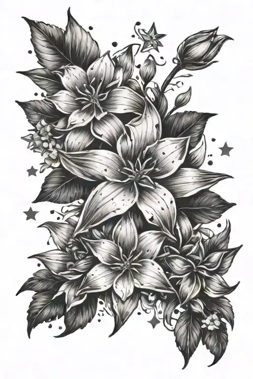 Stars And Flowers