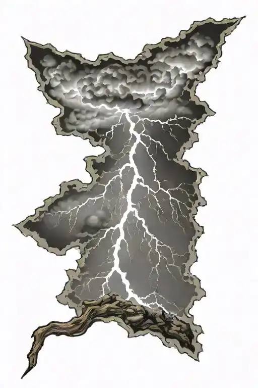 Thunderstorms Striking Lightning