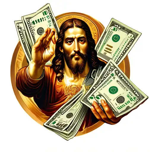 Money Casino God Holding