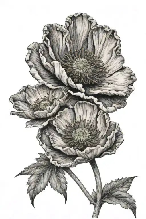 Poppy And Zinnas Color