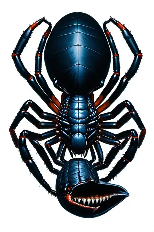 Hyper Realistic Spyder Bitting