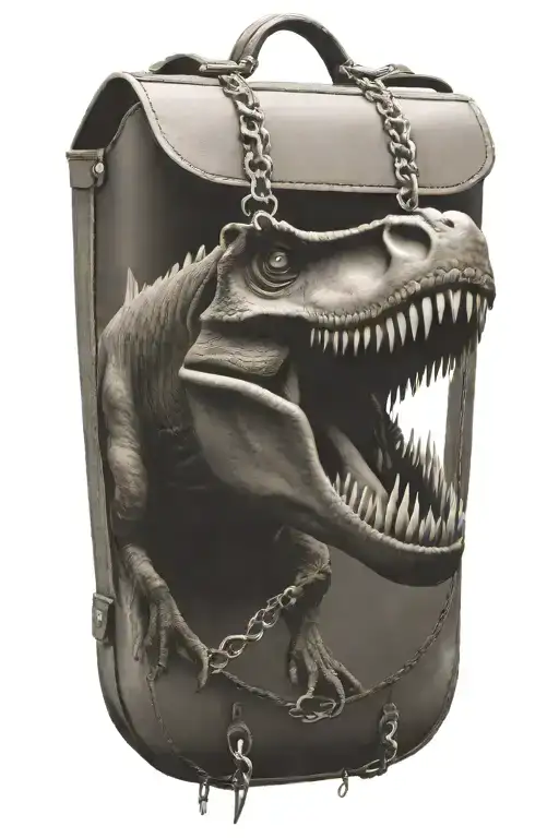 T-rex With Chanel Bag