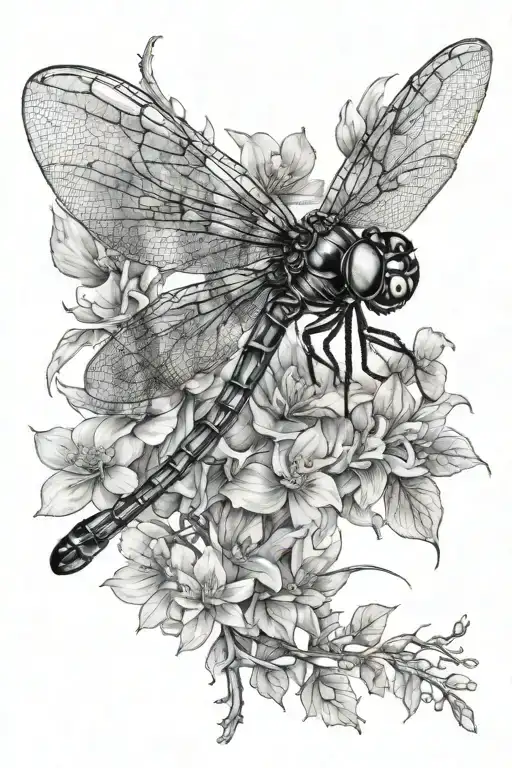 Dragonfly Flying