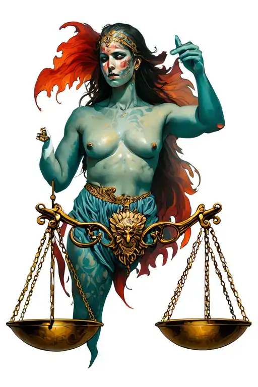 The Vergo Holding The Scales