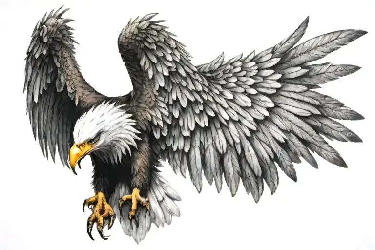 Eagle Wing Demonic And Angelic