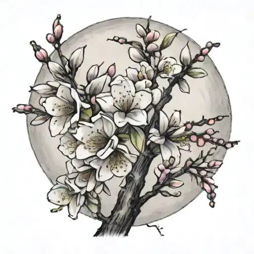Moon Cherry Blossom