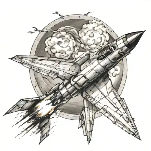 Rocket In Flight