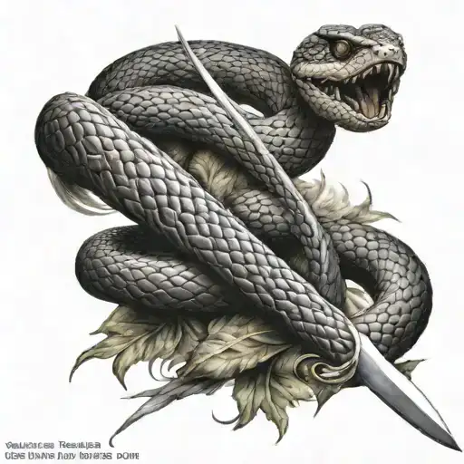 Snake Sword Wrapped