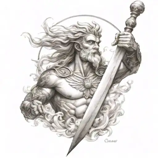Spear Of Poseidon God Hermes