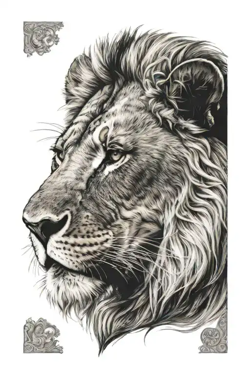 Female Lion Face