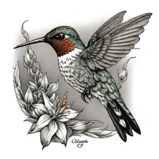 Hummingbird Hovering