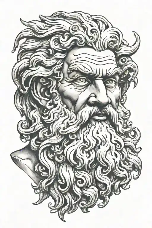 Zeus God Face