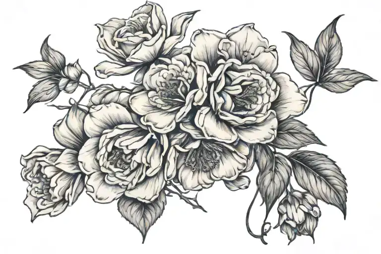 Birth Flowers Intertwined