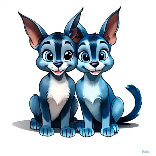 Disney's Sisters Bluey And Bingo