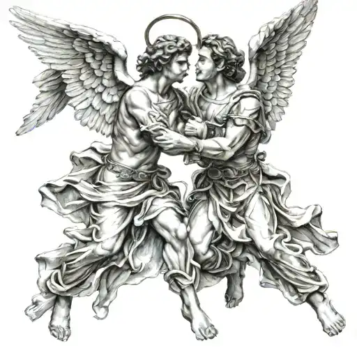 Angels Fighting
