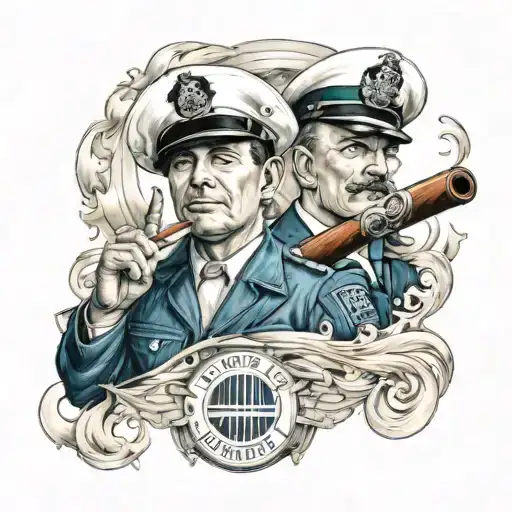 Gemini And Coast Guard Cover Smoking A Cigar