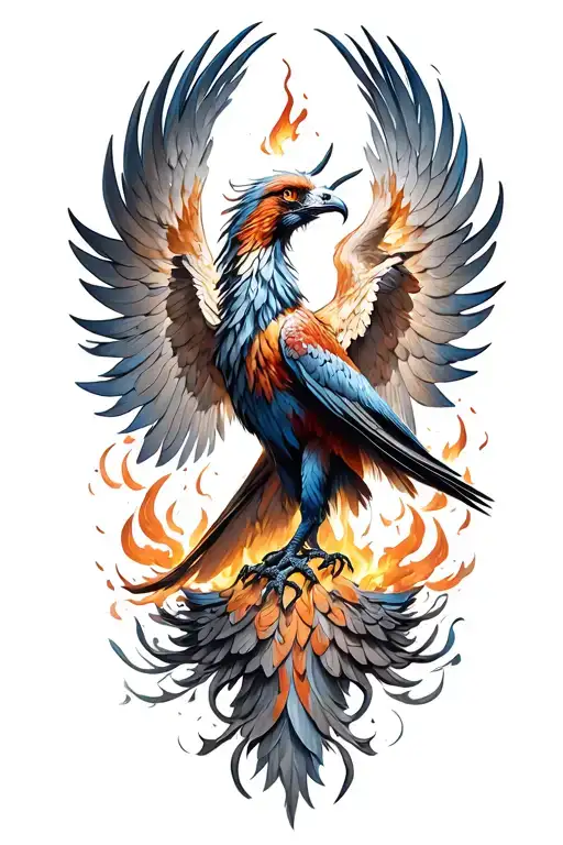 Phoenix Rising From The Ashes