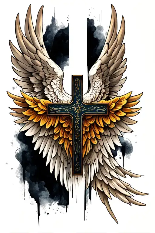 Cross And Wings