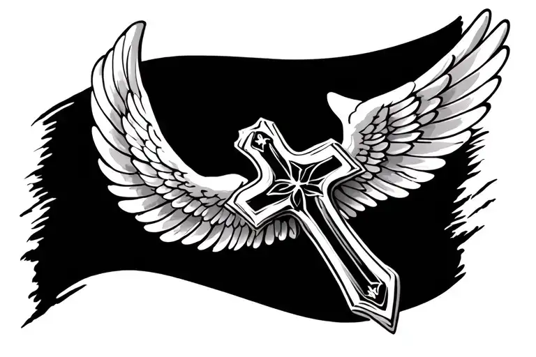 Cross And Wings