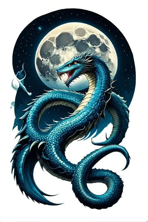 Jormungandr Rounded The Moon Surrounded