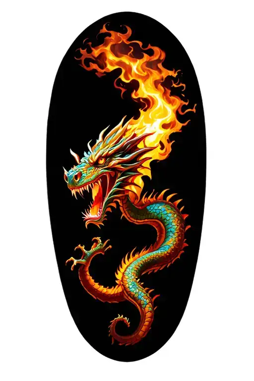 Dragon Breathing Fire